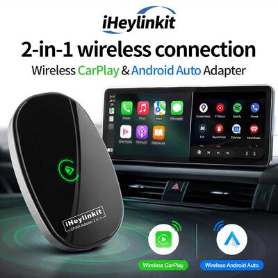 Αγορά IHeylinkit φορητό ασύρματο CarPlay & Android Auto Adapter με σύνδεση USB Παγκόσμιο μοντέλο προσαρμογής M3 1 έτος εγγύηση online manufacture