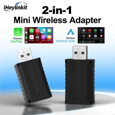 Купить Беспроводной адаптер Android Auto Wireless Carplay USB Dongle 2 в 1 online manufacture