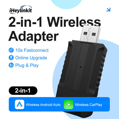 구입하다 Heylinkit X6 휴대용 USB A-C 유선-무선 카플레이 & 안드로이드 오토 2-in-1 어댑터 (Audi A8 2017-2024용, 1년 보증) online manufacture