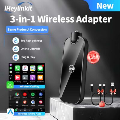 buy 2 in 1 Wireless CarPlay & Android Auto Adapter with One-Click Window Break & Quick Escape Function Universal Fit 1 Year Warranty online manufacture