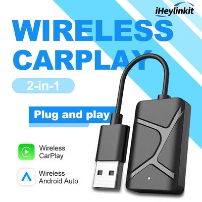 buy IHeylinkit Smart CarPlay Adapter Wireless USB Plug-in & Play Converts Wired Android Auto to Wireless online manufacture