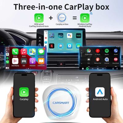 buy Universal Full Android Ai Adapter Car Carplay Box 5G 6350 For VW Audi Benz online manufacture