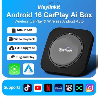 buy Audi Wired TV Box CarPlay AiBox Android Auto Ai Box 8GB +128GB online manufacture
