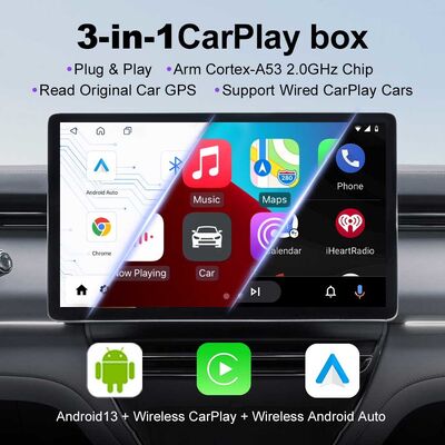 buy Porsche Car Android Box RK3562 CPU Convert Wireless CarPlay To Android USB Plug & Play online manufacture